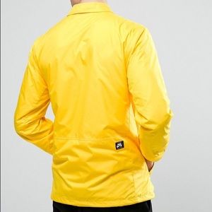 nike sb shield coaches jacket yellow